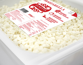 mozzarella taglio cubettina